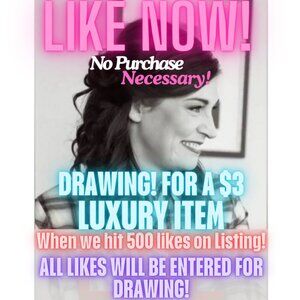 FREE GIVEAWAY POST ! LIKE TO GET NOTIFIED WHEN WERE LIVE! FREE LUX ITEM